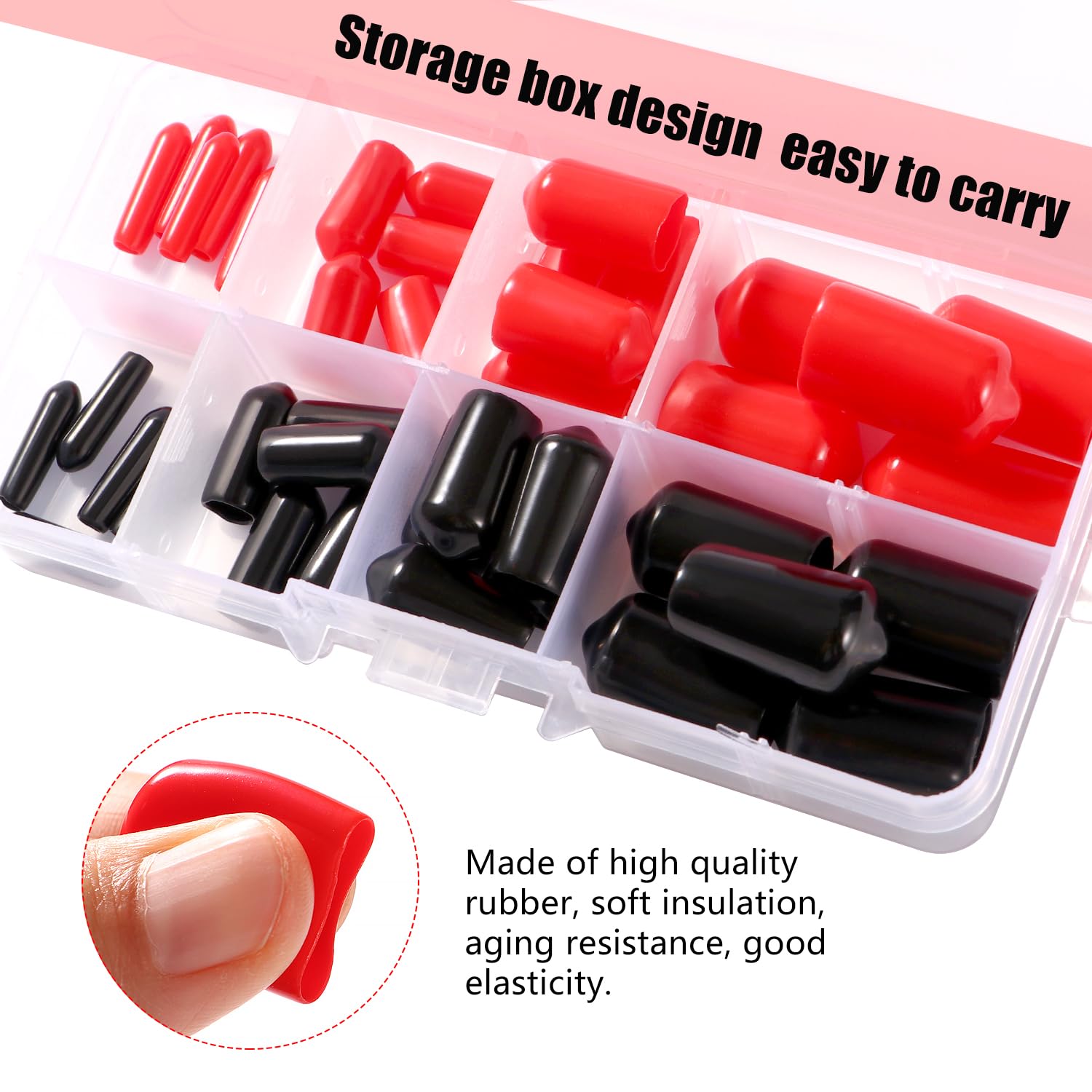 Kit Da 40 Tappi In Gomma Per Bulloni E Viti - Protezione Anticaduta E Antigraffio - Foto 14