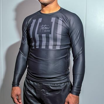 Tatami Fightwear Control Long Sleeve Rashguard - Small - Black