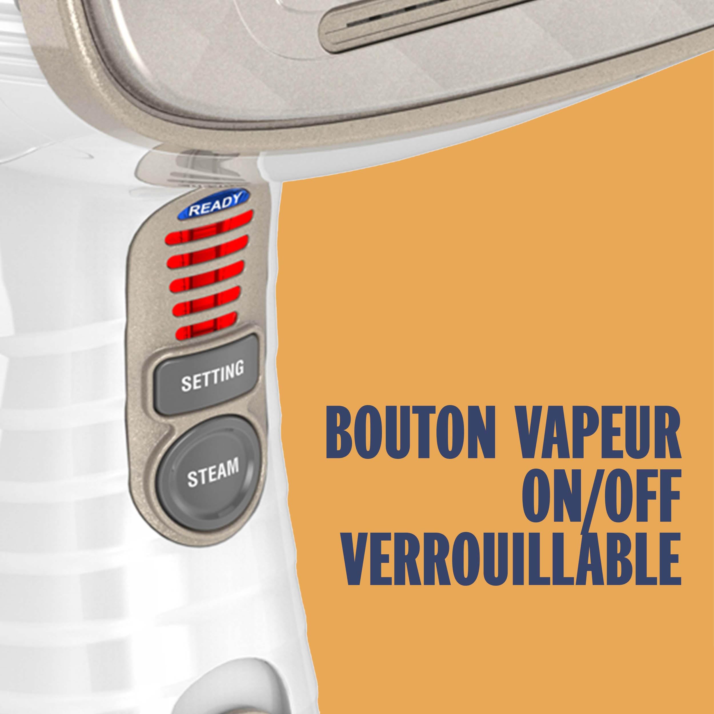 Conair - GS59XE - Défroisseur & fer à repasser à vapeur portable – Turbo Extreme Steam®- 1560W - Prêt en 40 secondes - 5 réglages de vapeur pour tous types de textiles - 4 accessoires inclus