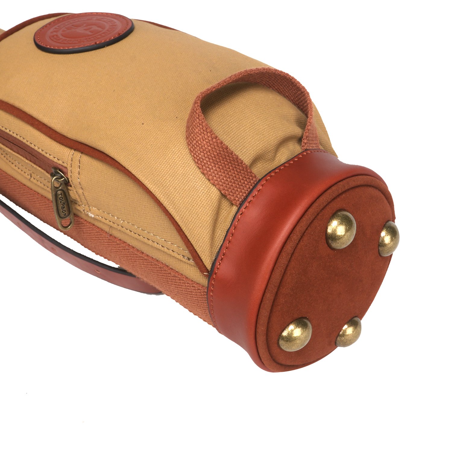 Tourbon Bolsa de Lona Impermeable para Palos de Golf Correa de Hombro Acolchada