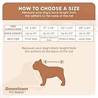 Vista 7 de Downtown Pet Supply Almohadilla de césped para perros con bandeja, 16 x 20 pulgadas, sistema de orinal para exteriores e interiores para perros