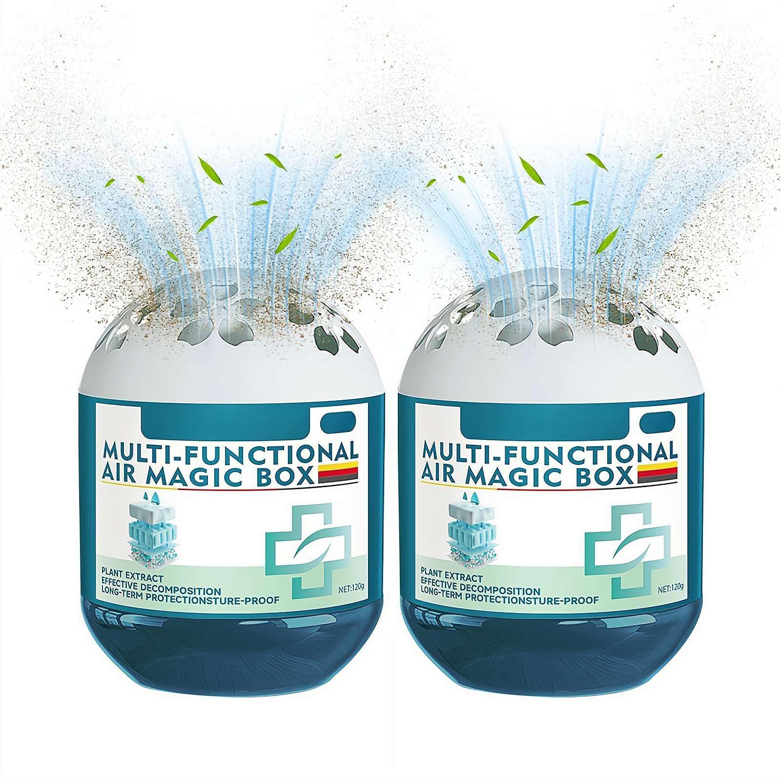Multi-Functional Air Magic Box Cleaner, Indoor Air Purification Dust Removal Magic Box,Long-Lasting Air Freshener for Home, Office, Bedroom Nursery Closets Entryways Pet Areas