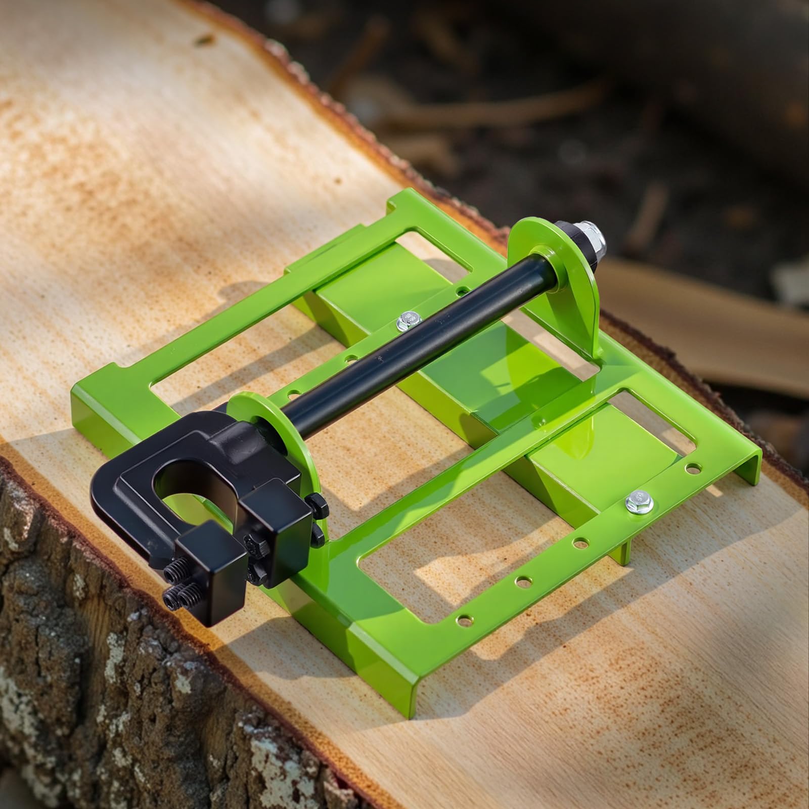 VEVOR Guía para Motosierra, Ancho Ajustable de 5 a 15 cm, Guía Vertical para Madera, Aserradero Móvil de Hierro Fundido, para Trabajadores de la Construcción y la Carpintería, 240 x 205 x 76 mm