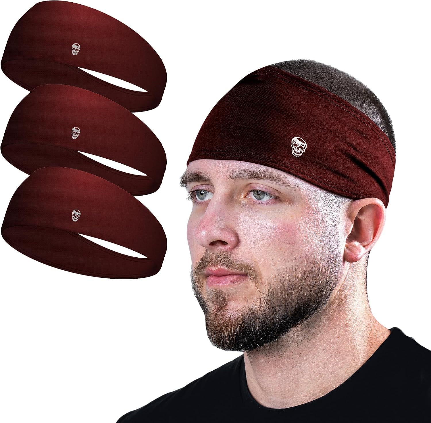 Gymreapers Workout Headbands for Men &amp; Women-Comfortable Sweat Absorbing Band to Keep Hair Back During Running Sports Gym Cycling and Outdoor Activities
