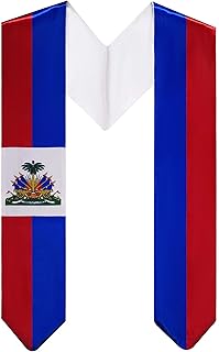 Haitian Graduation Stole | Haitian Stole Graduation 2023 | Haitian Flag Graduation Sash