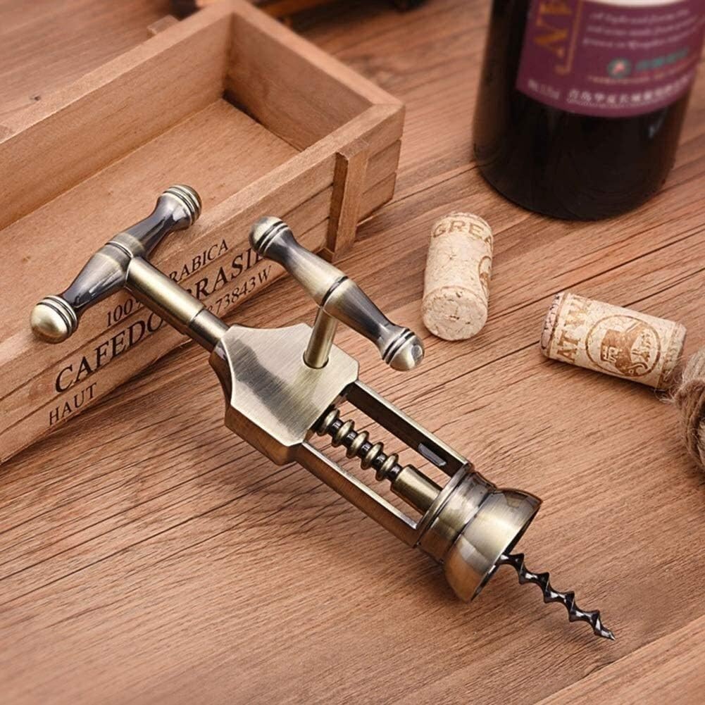 Sacacorchos con alas, Sacacorchos abridor de botellas vino multifuncional for camareros acero inoxidable