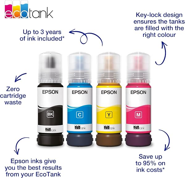 Epson 104 Black Ink 65ml Refill Bottle - 2