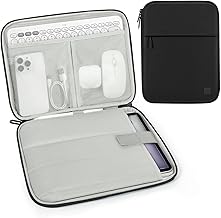 Dadanism 13 Housse Pochette Tablette Sac Protection Compatible avec iPad Pro 13" M4, iPad Air 13" M3 M2, iPad Pro 12,9", Galaxy Tab S10+ Plus/S9 FE+/S9+ Plus 12,4", Remarkable Paper Pro 11,8",Noir