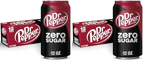 Miniatura 14 de Dr Pepper Soda cero azúcar, latas de 12 onzas líquidas, paquete de 12