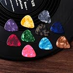 Picks de guitare 24 Pcs Plectrum pour guitare électrique, acoustique ou basse (celluloïde)