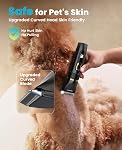 oneisall Dog Grooming Clippers,Cordless for Dogs Cats Pets,PC17 | <50dB Low Noise,Cordless & Long Battery Life,IPX7 washable,6 Guide Combs,Removable & Rinsable Blade,Simple for Beginners