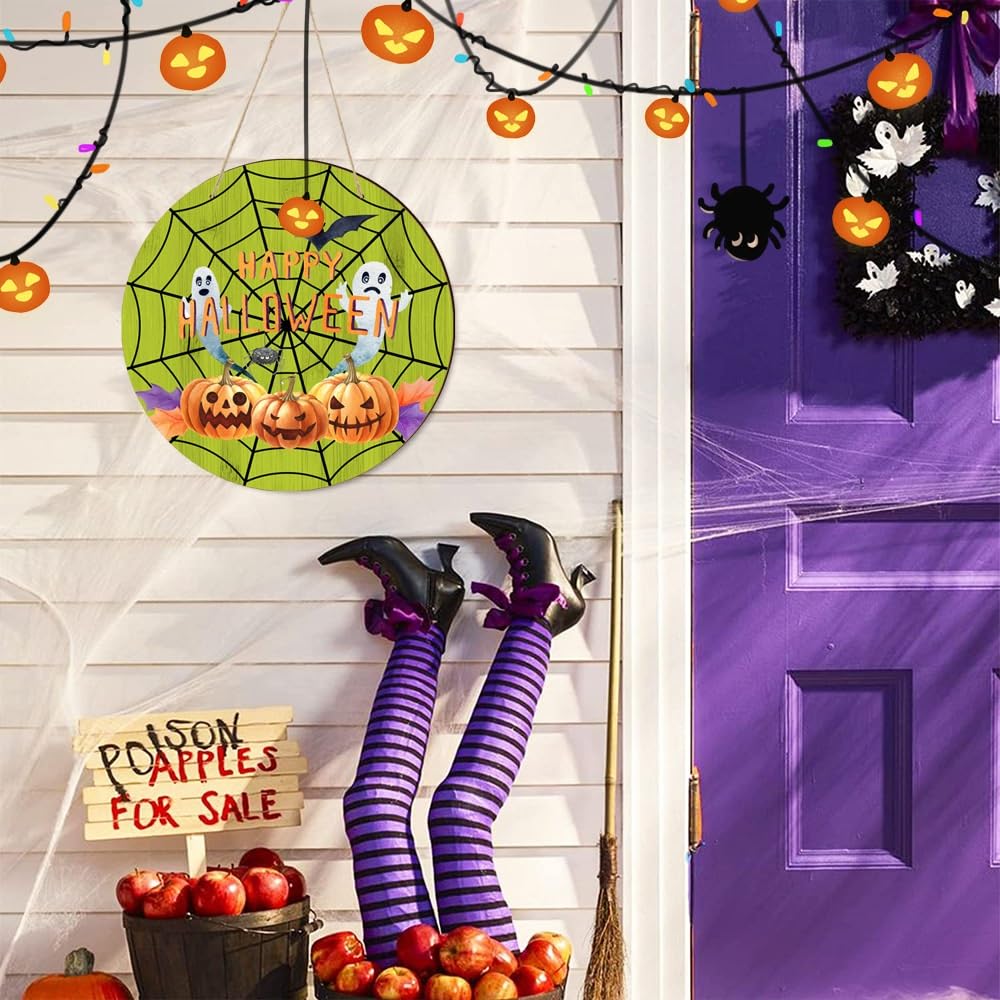 Halloween Dekoration Set – Banner, Fledermäuse, Girlande, Kürbis, Spinnen Für Gruselparty