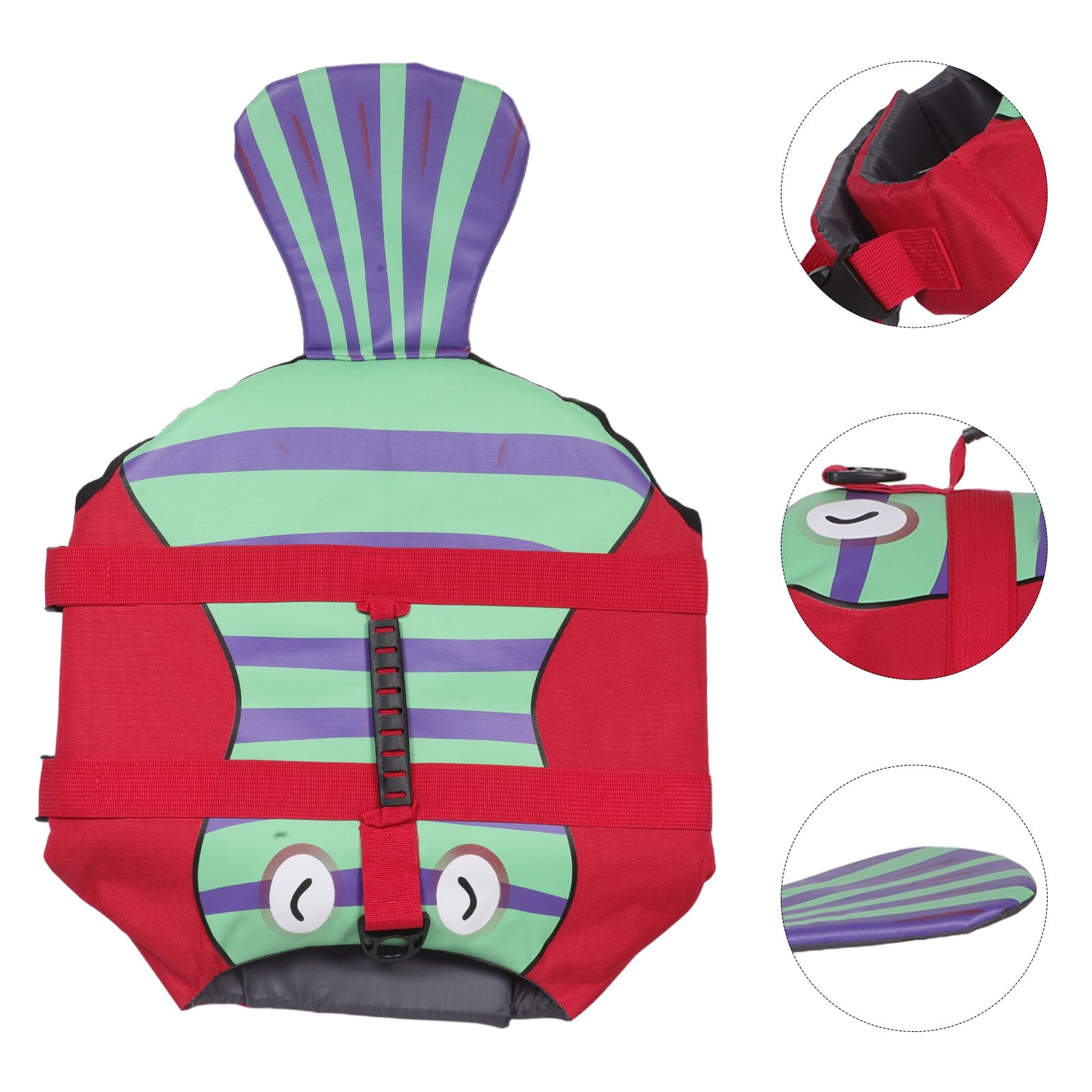 Gadpiparty Giubbotto Gonfiabile per Cani Salvagente Regolabile per Piccole Giubbotto da Nuoto per Piscina e Spiaggia Maniglia di Salvataggio e Design Visibile