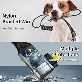 CAKOBLE usb c data cable 2m,[20Gbps,240W,4K@144Hz] USB 3.2 Cable Compatible Thunderbolt 4 /Thunderbolt 3 5K@60Hz usbc monitor cable For iPhone16,MacBook,Samsung 24,90 degree usb c cable