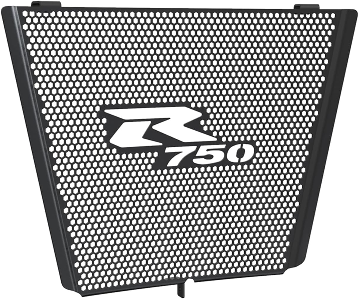 YUANQIAN Motorcycle Radiator Grille Guard Cover Compatible With GSXR 750 GSX R 750 GSX-R 750 2006-2024-Black