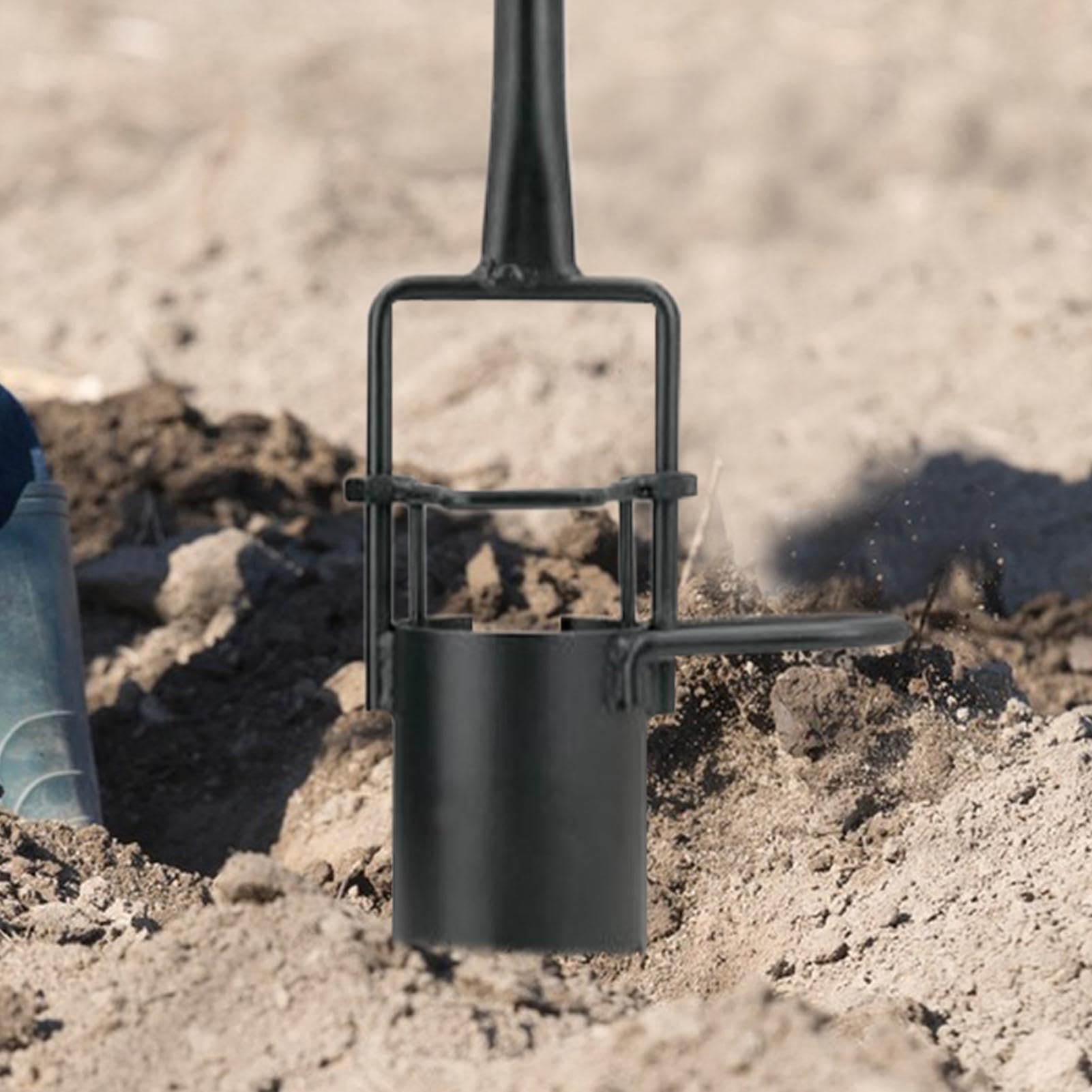 Trapiantatrice per Zolle Erbose trapiantatore con impugnatura ergonomica | Attrezzo per Trapianto Piante Attrezzo da Giardinaggio per Tulipani, Gigli, Patate e Fiori