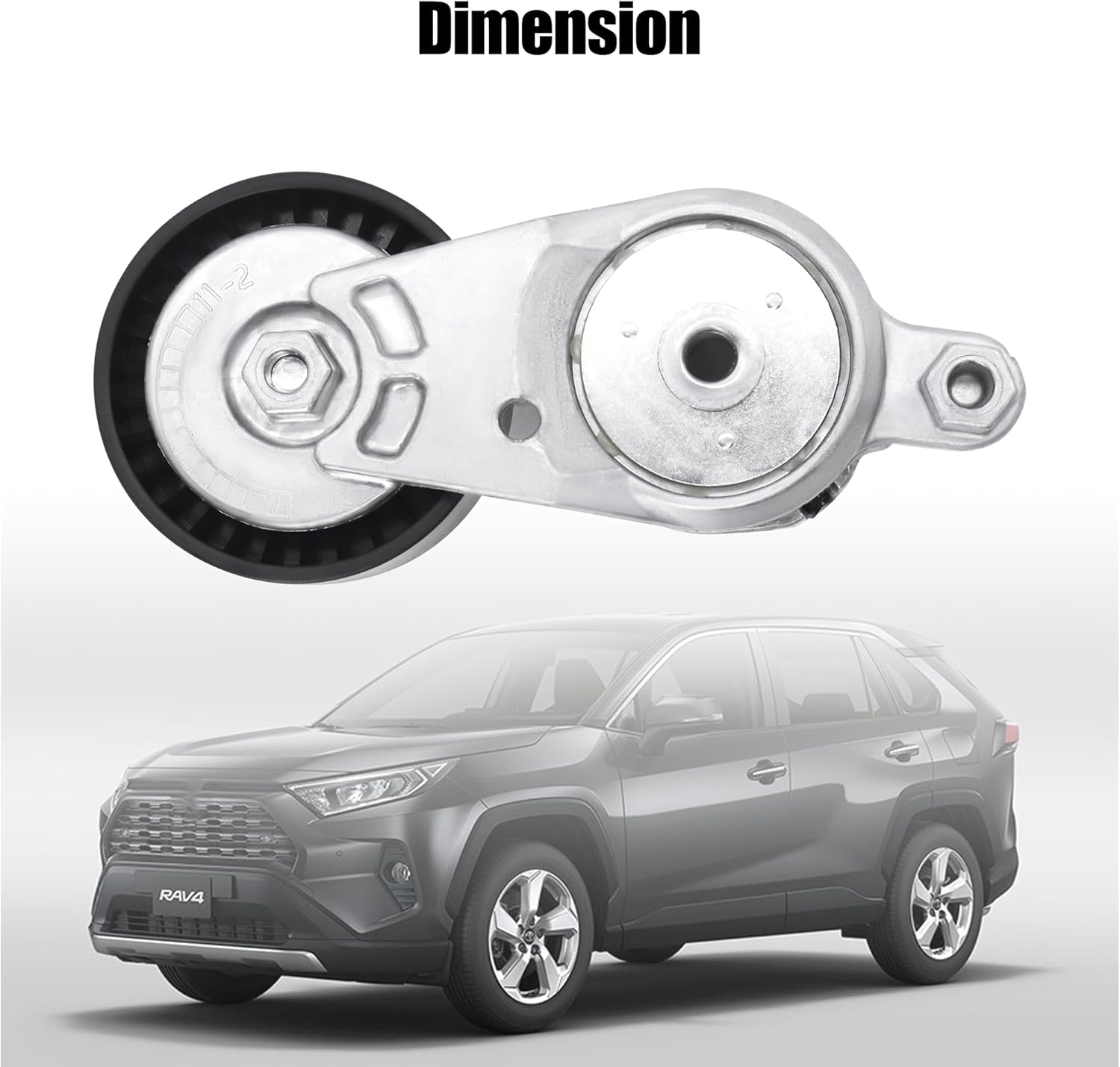HiSport 39106 Drive Belt Tensioner Assembly - Compatible with Toyota Camry 2012-2017,Highlander 2009-2019,RAV4 2009-2018,Sienna 2011-2013