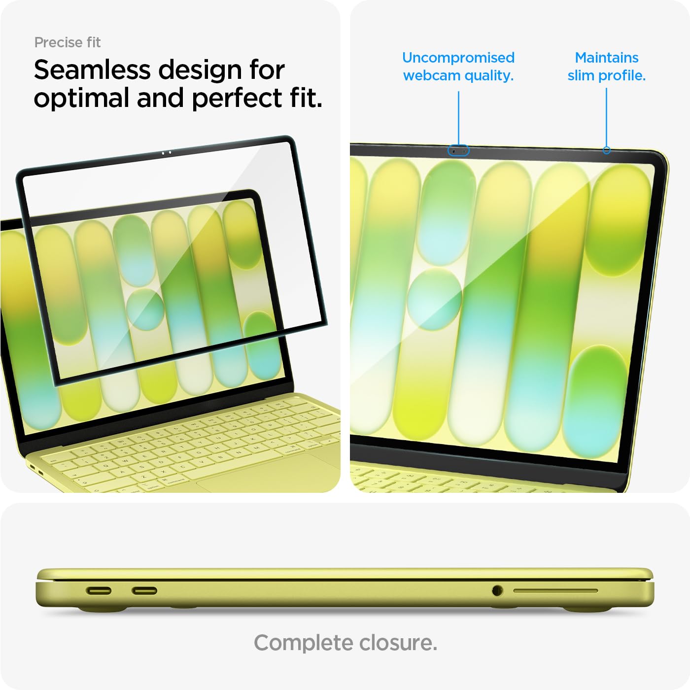 Spigen Glas.tR Slim Verre trempé pour MacBook Neo 13", Protection écran