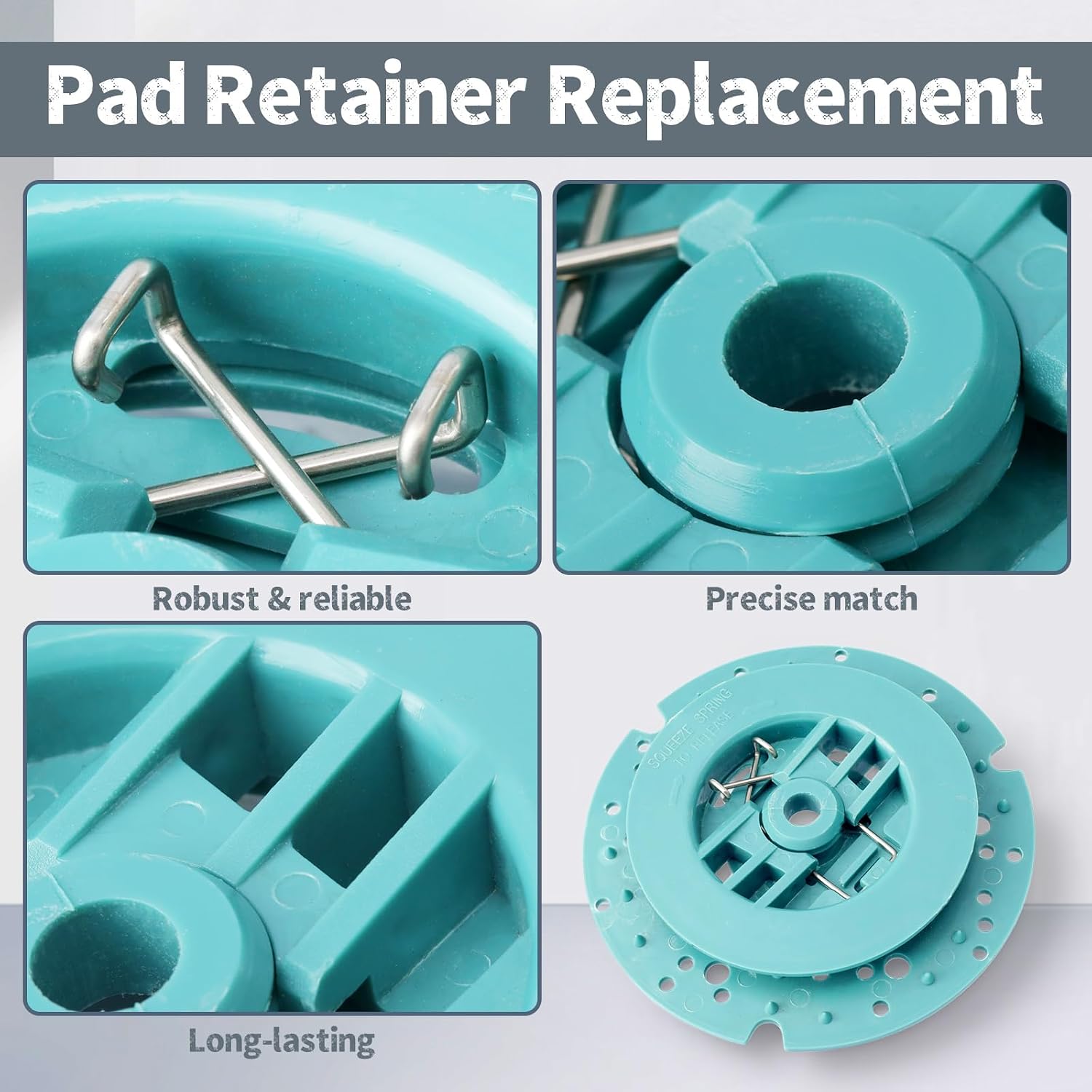 370095 Pad Retainer Compatible with Tennant T5 5680 5700 7200 7100 8300 Floor Scrubber Accessories, Cleaning Equipment Replacement Part
