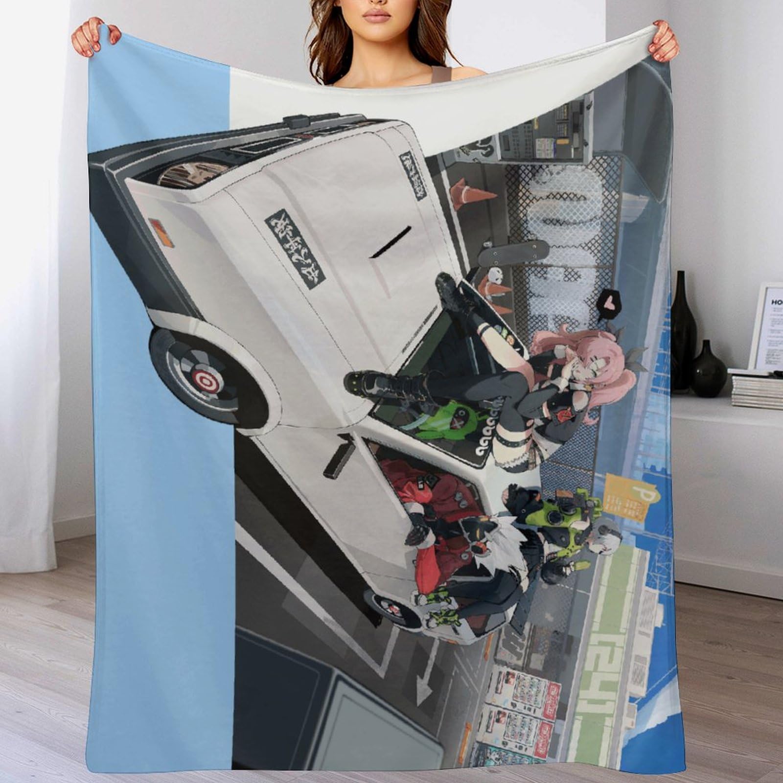 Amazon｜ゼンゼロ ブランケット 大判 キャラクター 毛布 ふわふわ