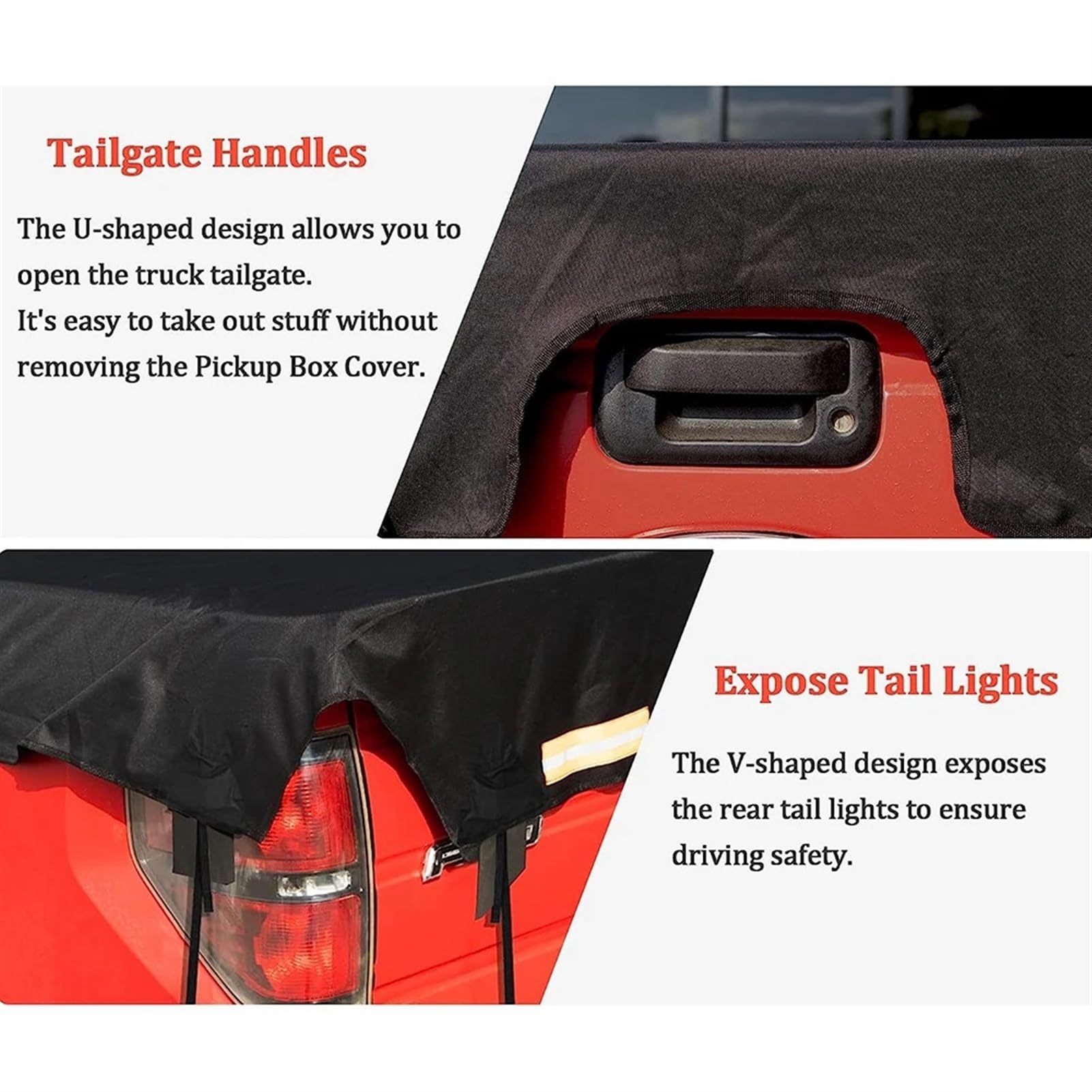 Copri Auto per Esterno Copertura for cassone di Pick-up con Cinghia Elastica, Telo Impermeabile Oxford for Il carico Copertura Auto(S)