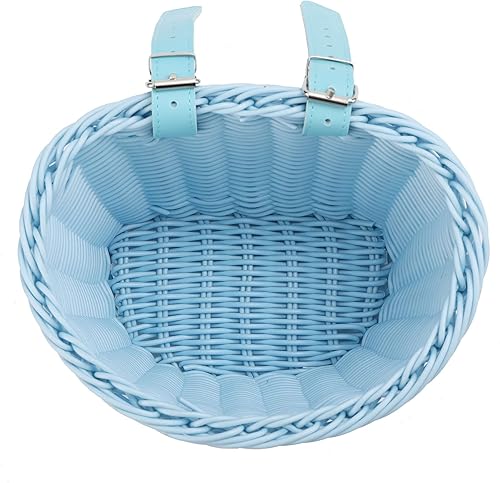 Miniatura 5 de Cesta de bicicleta para niños, accesorios de bicicleta, 1 campana de bicicleta con calcomanías, 1 cesta delantera de bicicleta para niños y 1 par de