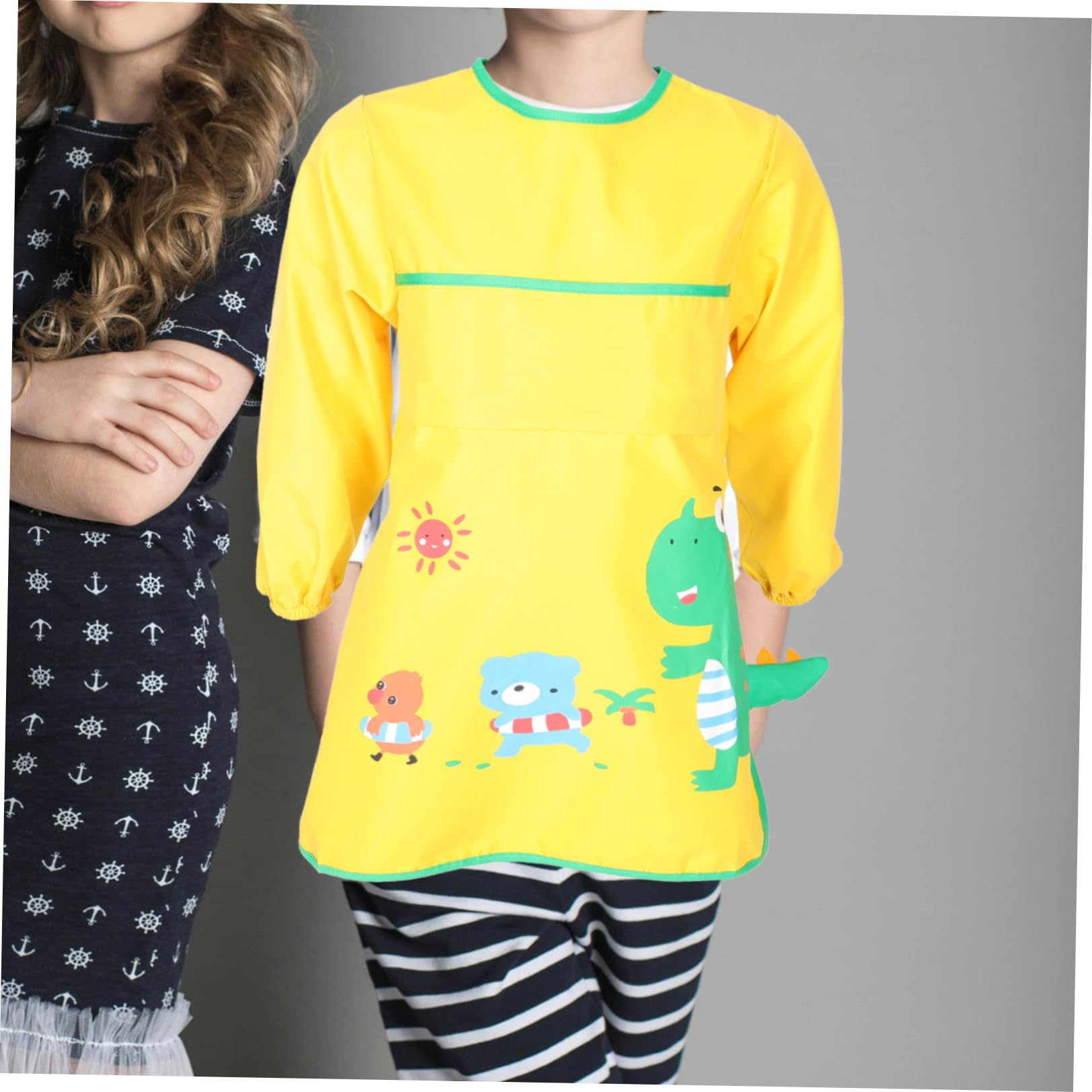 ifundom 2 Stück Kinderschürze Baby Herbst Und Winter Sprühfarbe Polyester