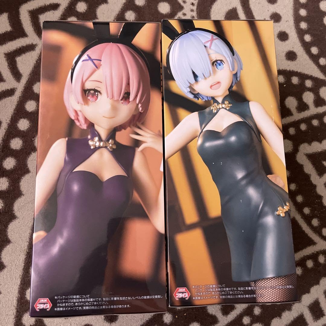 ニ*ン様 【色紙イラスト】リゼロ　レム　ラム　逆バニー Amazon | リゼロ レム ラム バニー フィギュア | フィギュア・ドール 通販