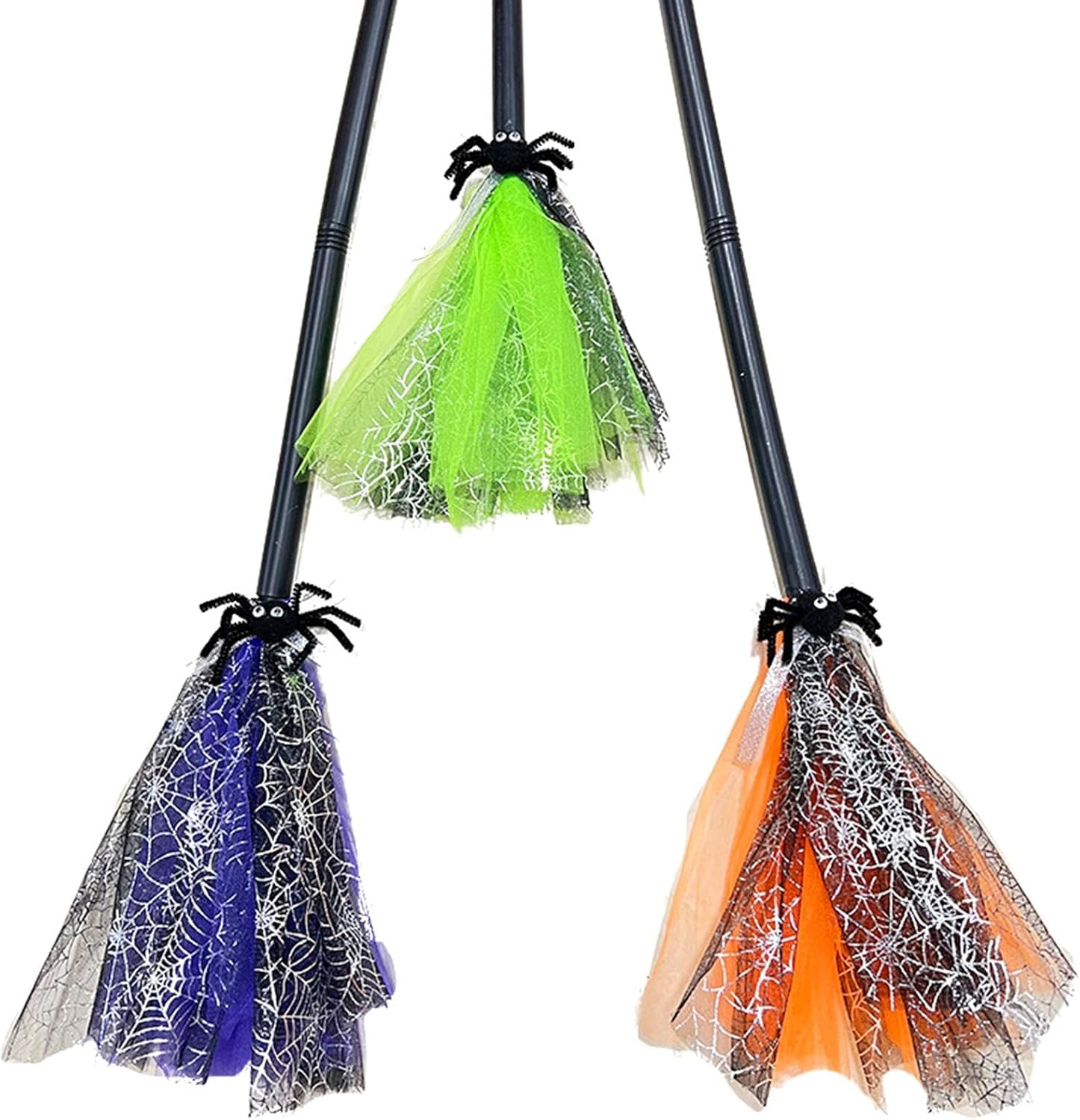 THE STYLE SUTRA® Witch Broom Photography Club Kids Props Carnivals Witch Broomstick Orange | 1 Witch Broom