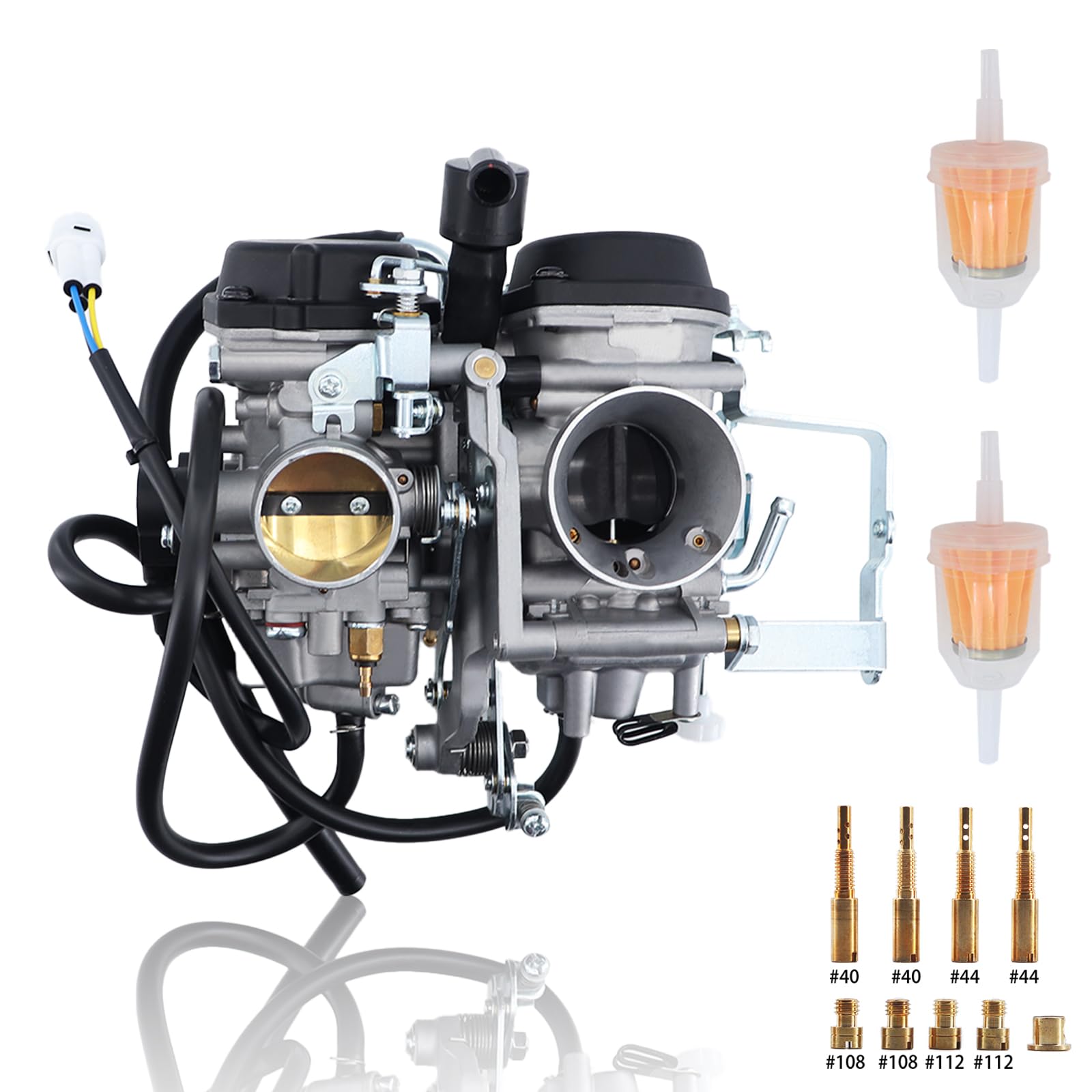 Photo 1 of YJGZSVK Carburetor For Yamaha V-Star 1100 Custom Classic XVS1100 1999-2003 XVS1100A 2000-2003 Midnight Custom XVS1100 2005 Silverado XVS1100AT 2003-2005 Replaces 5EL-14900-20-00 5EL-14900-30-00