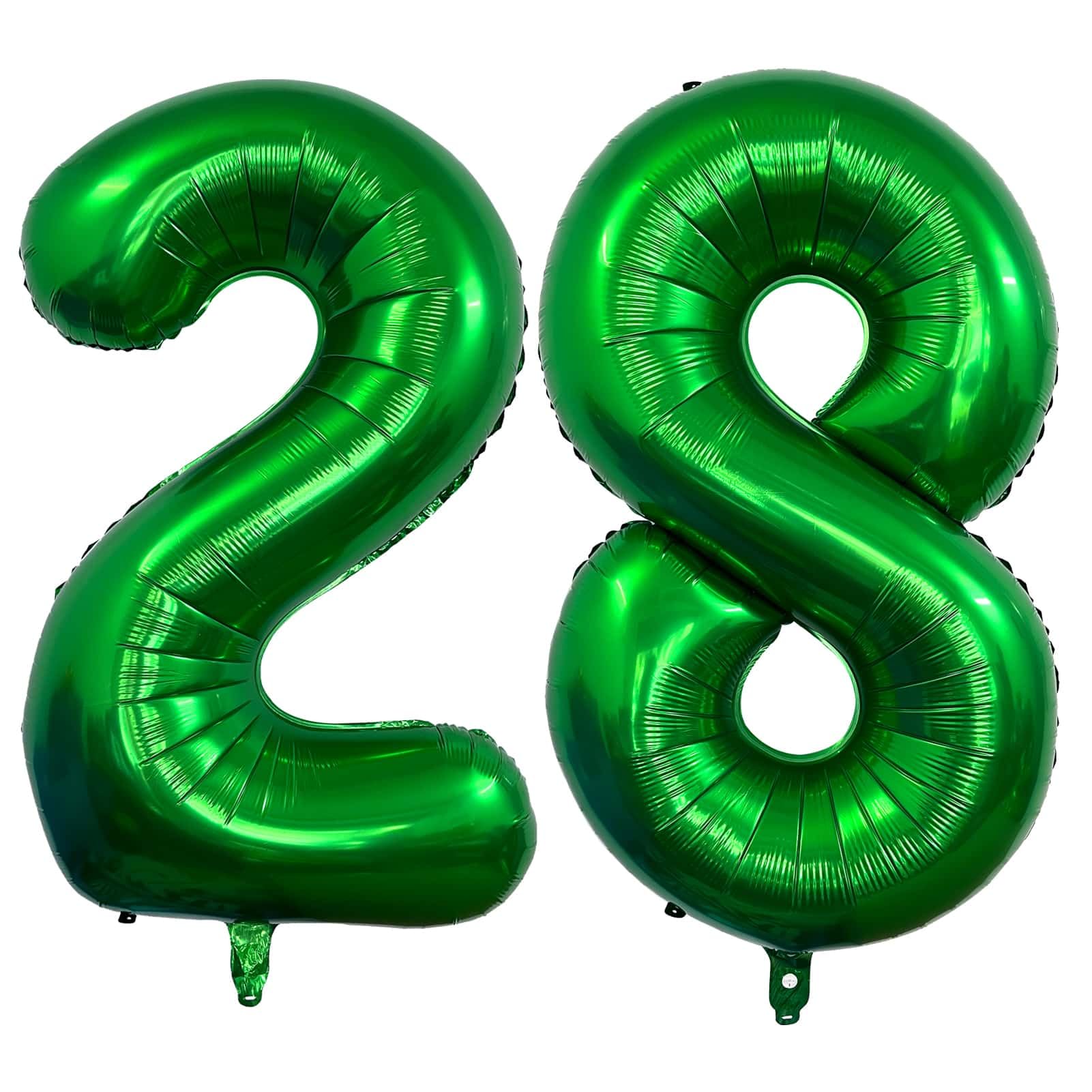 Number 28 Dark green Balloons 40 Inch Giant Dark green Foil 28 Helium Balloons for 28th Dark green Birthday Party Supplies 28th Anniversary Events Decorations