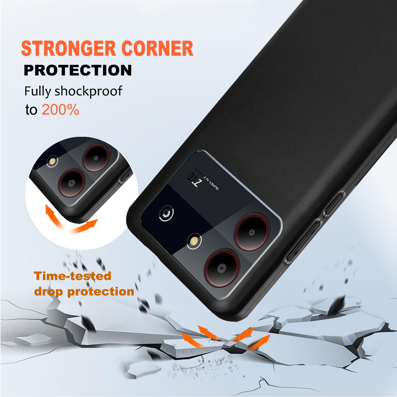 E-Hamii [3 Pezzi] Vetro Temperato Infrangibile 9H Compatibile con OnePlus Nord 3,[Cristallo HD Chiaro]Pellicola Salvaschermo da 0,33 mm per OnePlus Nord 3