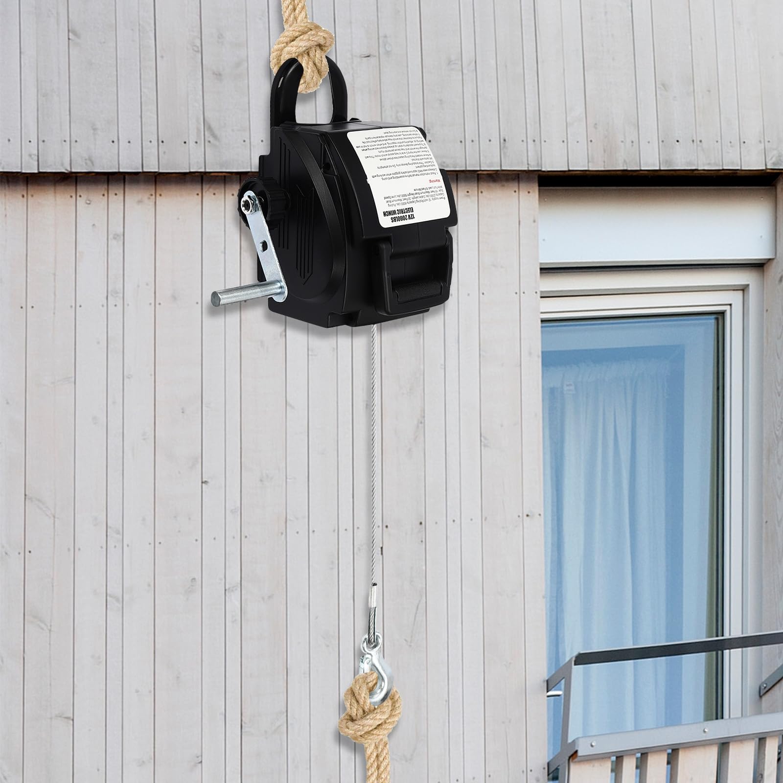 Elektryczna wciągarka linowa 2000 kg, 2721 kg, 12 V, elektryczna wyciągarka kotwiczna, elektryczna z zabezpieczeniem przed przeciążeniem, do samochodów, przyczep, statków i wciągarek