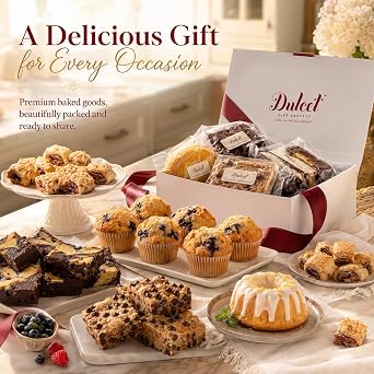 Food Gift Baskets, Get Well, Wedding/Anniversary, Birthday Gift Basket for Women, Men, Friends, Him, Her, and Moms, Dad Food Gifts by Dulcet Gift Baskets