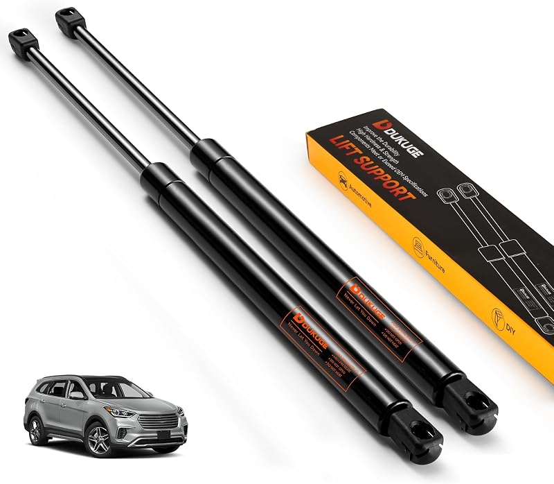 Amortecedores a gás do capô Dukuge para Hyundai Santa Fe 2013–2019 – Par