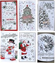 12 Assorted Traditional Christmas Money Envelopes Gift Card Voucher Wallet
