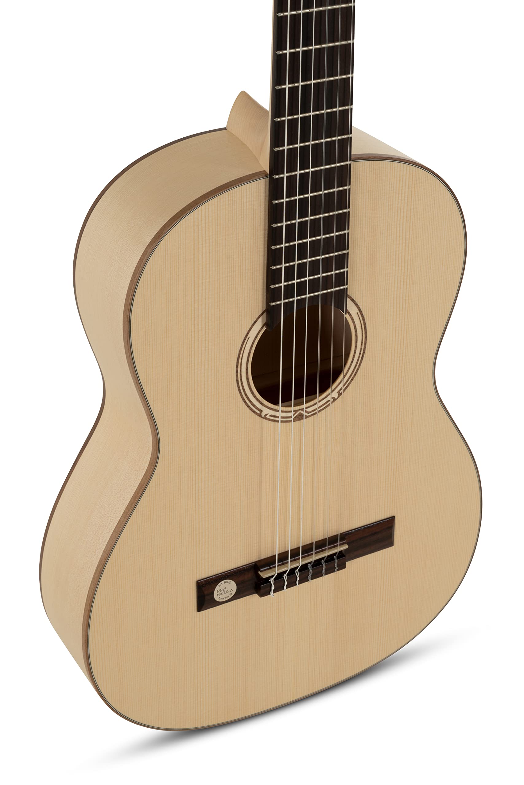 GEWA chitarra da concerto, chitarra classica Pro Natura Gold - misura 4/4 - tavola armonica in abete massello - fondo/fasce in acero massello - colore naturale - satinata