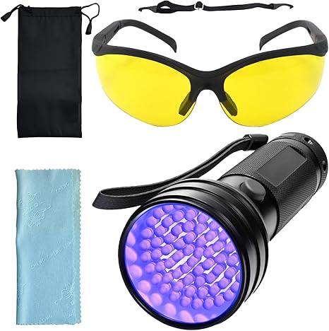 Auto Air Conditioner Leak Detector, Flashlight UV Oil Dye Leak