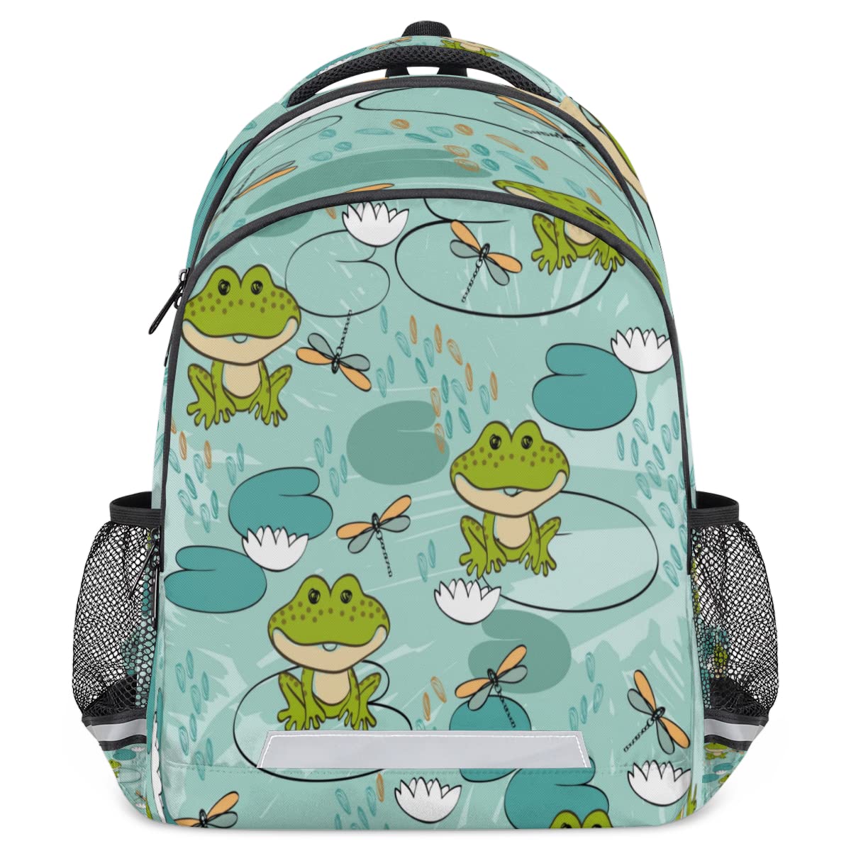 Sac à dos d'été grenouille libellule confortable pour enfants avec sangle anti-glisse - 8