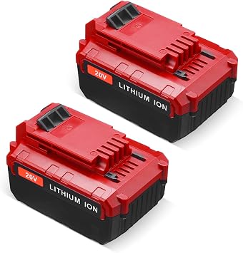 20V MAX 6.0Ah PCC685L Replacement Battery Compatible with Porter Cable 20V Lithium Battery PCC685L PCC680L PCC682L, 2 Pack