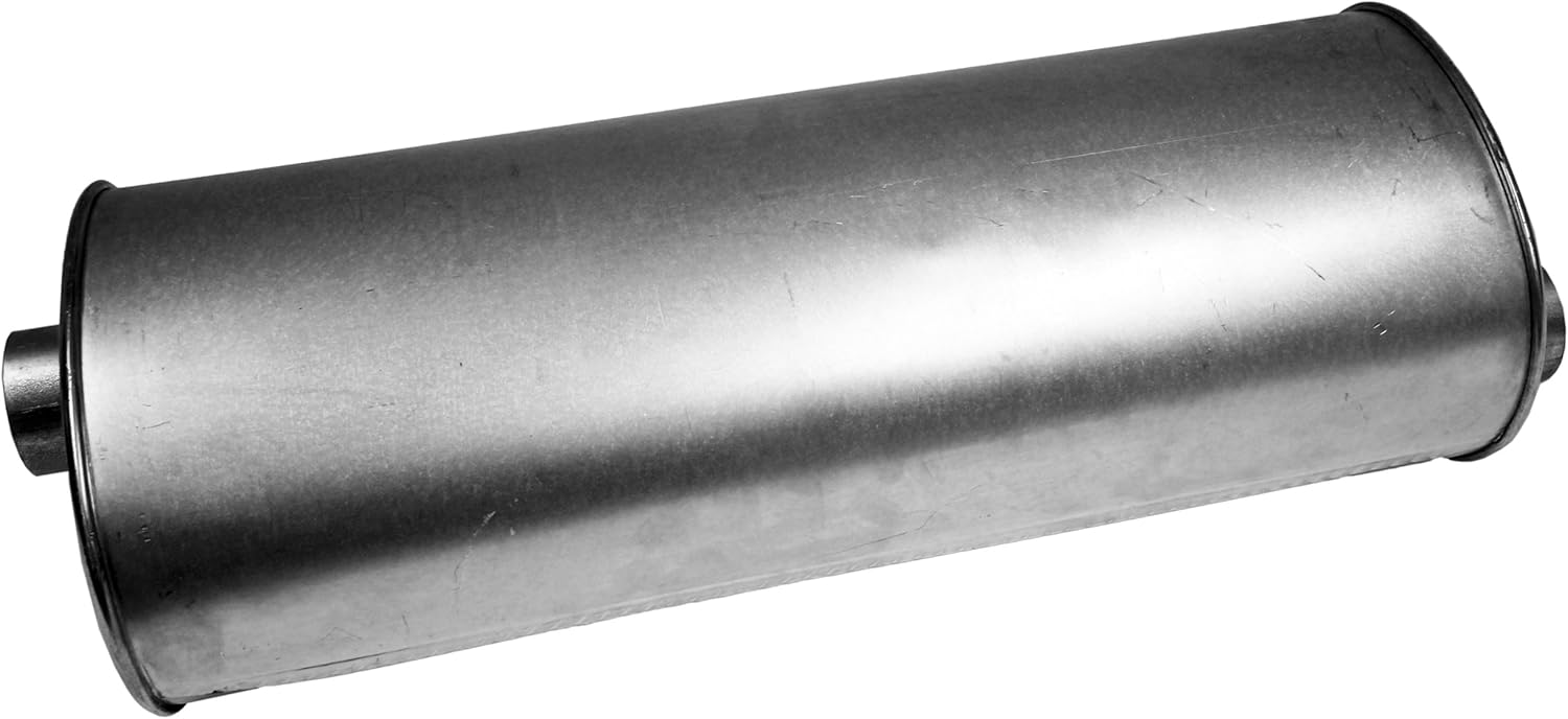 Walker Quiet-Flow SS 40244 Direct Fit Exhaust Muffler Assembly 2.5" Inlet (ID) 2.5" Outlet (ID) for Dodge Dakota