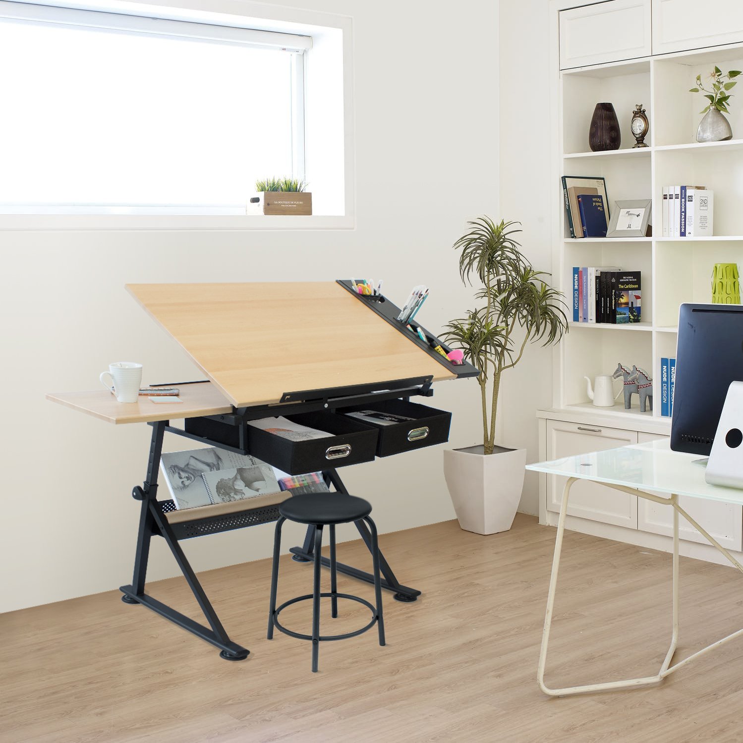 Buy Stationery Island Drawing Table Foula Art and Crafts Desk