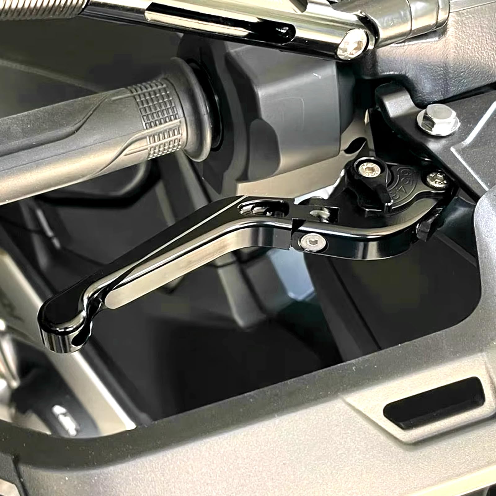Per TMAX 530 TMAX530 SX DX 2012-2019 TMAX 560 2020 2021 2022 2023 2024 Tech Max Leve Freno Frizione in alluminio Per Moto (Tutto Nero)