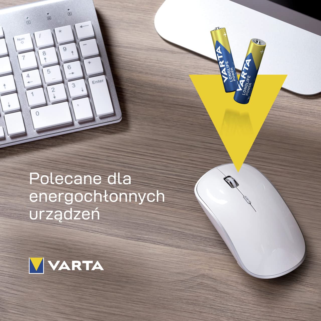 VARTA Baterie AAA, 12 sztuk, Longlife Power, alkaliczne, 1,5 V, idealne do zabawek, myszy radiowej, latarek, Made in Germany