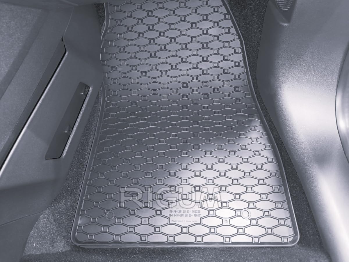 Gummimatten + Kofferraumwanne Set kompatibel mit Ford Tourneo Courier II ab Bj. 2023