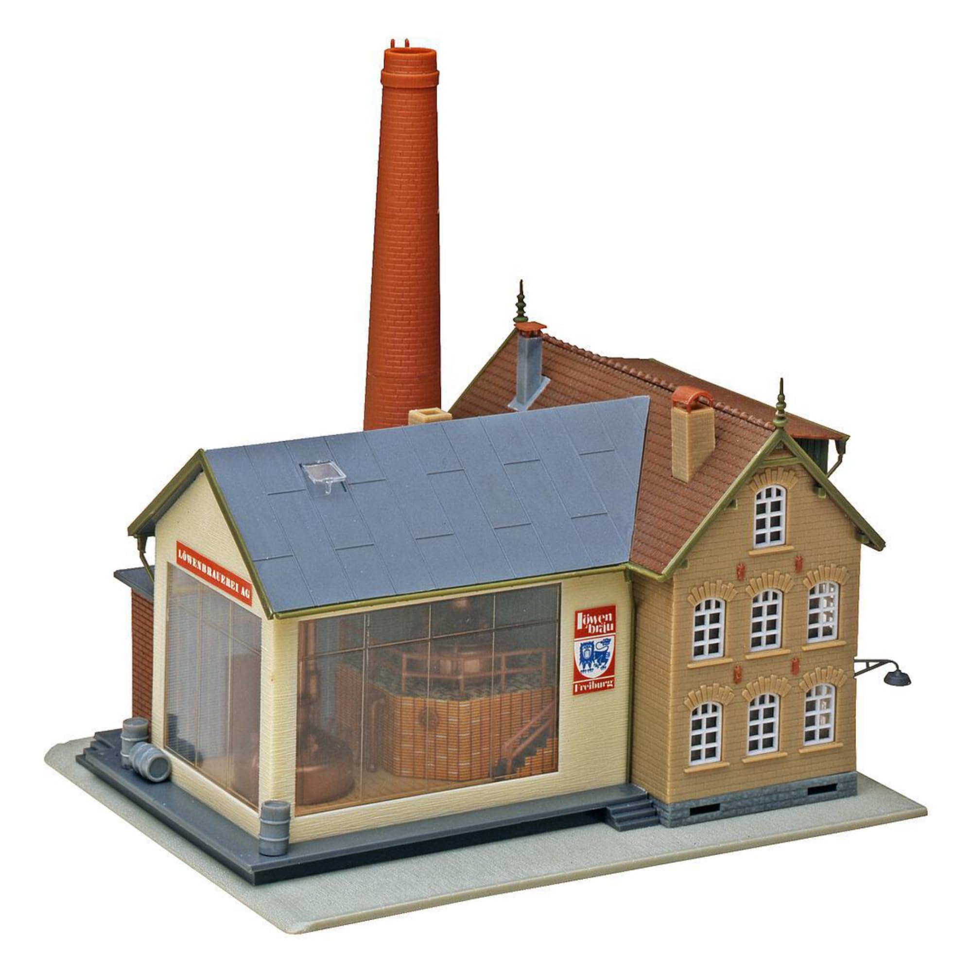 Faller 130960 H0 Brauerei, Braun, Weiß, Grau, Einheitsgröße