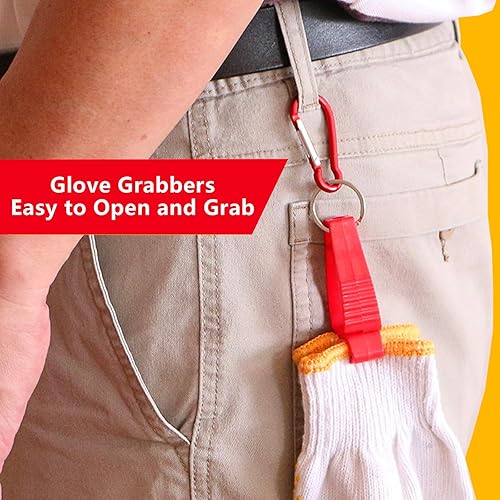 Miniatura 4 de 18 pinzas para guantes para el trabajo, clip de soporte de guantes, clip de seguridad para el trabajo de guardia de construcción, guantes, guantes,