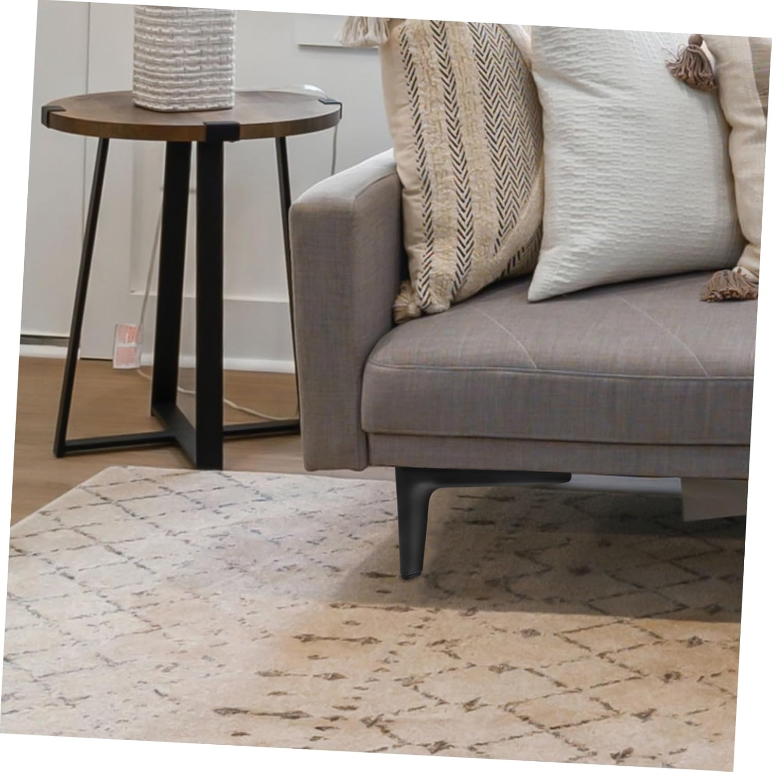 4pcs Furniture Legs Sofa Dresser and Table Legs for Cabinets Heavy Duty Support Height Matte Finish for Furniture