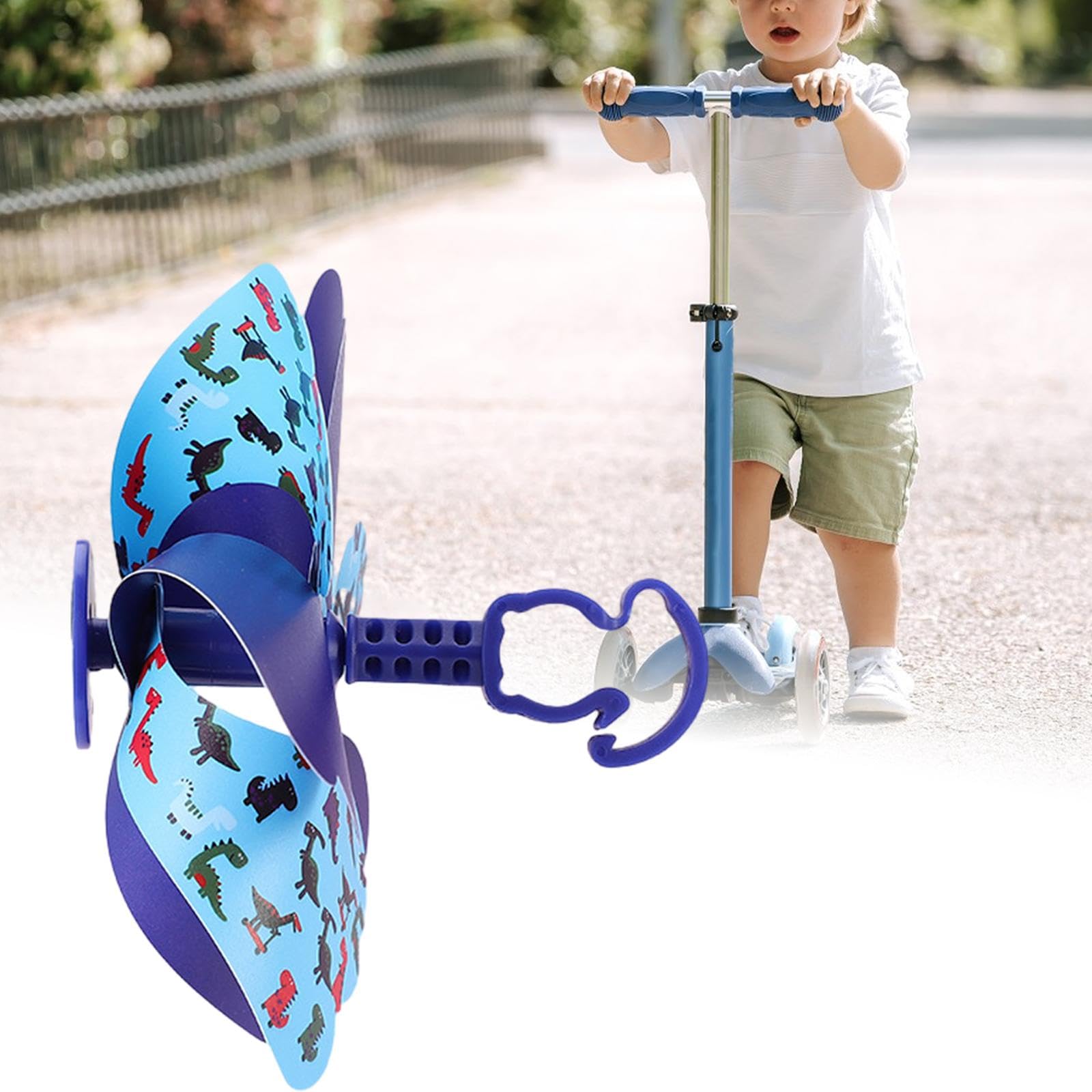 Moulins à Vent Vélo Enfant 6 Pièces - Guidon Fleuri Coloré - Pour Vélo/Trottinette/Scooter