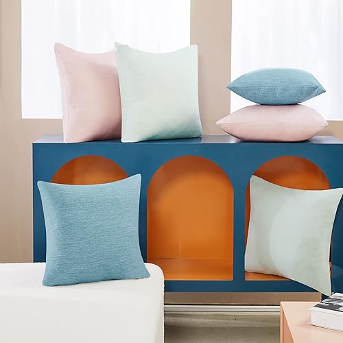 Miniatura 6 de Deconovo - Fundas de cojín suaves y decorativas de lino sintético, para Halloween, para la sala de estar, silla, sillón o sofá (26 x 26 pulgadas,